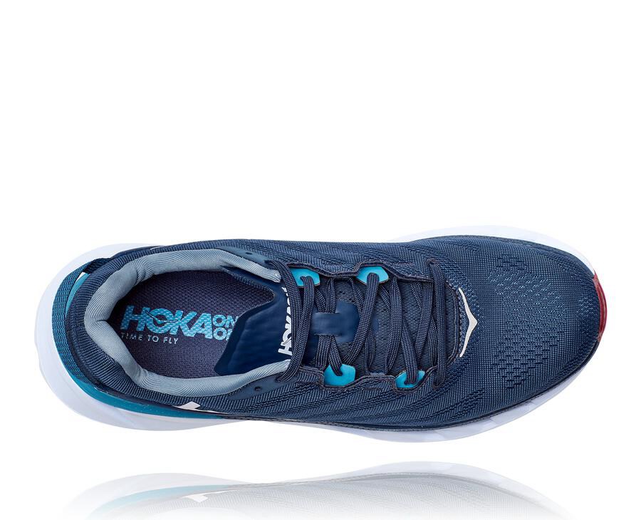 Hoka One One Koşu Ayakkabısı Erkek Lacivert/Beyaz - Elevon 2 - QP4680952